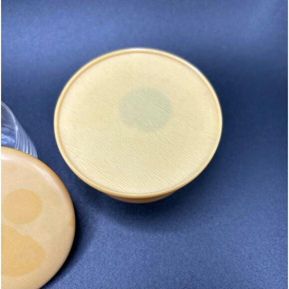 Ivory Pyralin Dolly Madison Vanity Covered Dish Celluloid 1920s with 1970s Dish - Picture 8 of 9